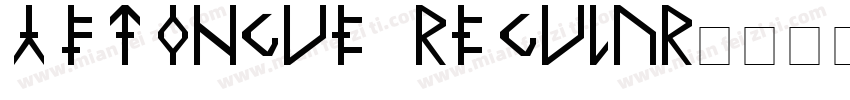 HFTongue Regular字体转换
